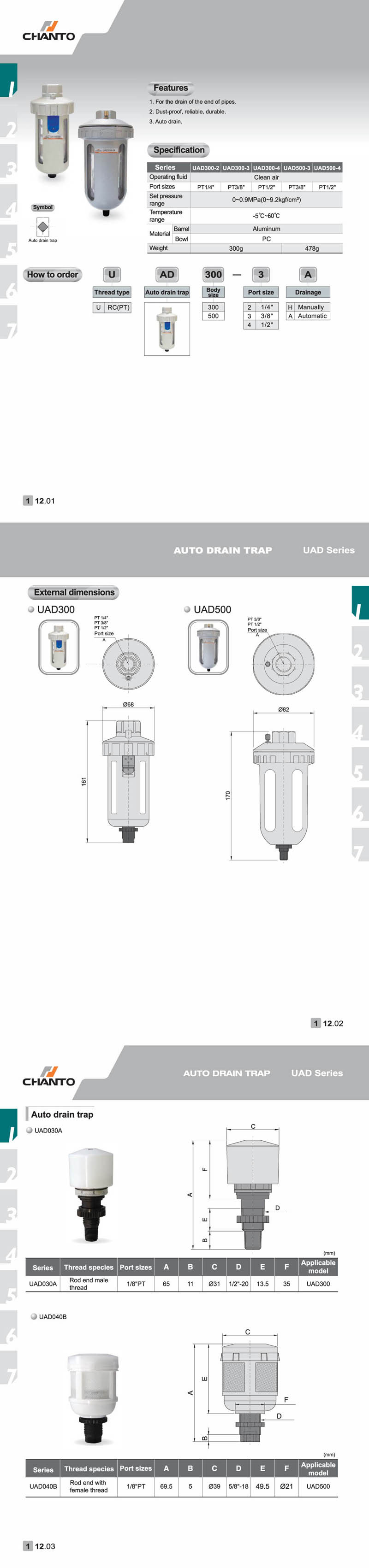 Auto drain trap